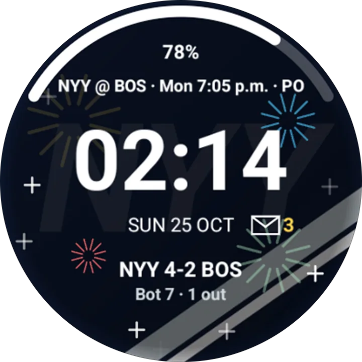 Baseball Team Tracker, Wear OS