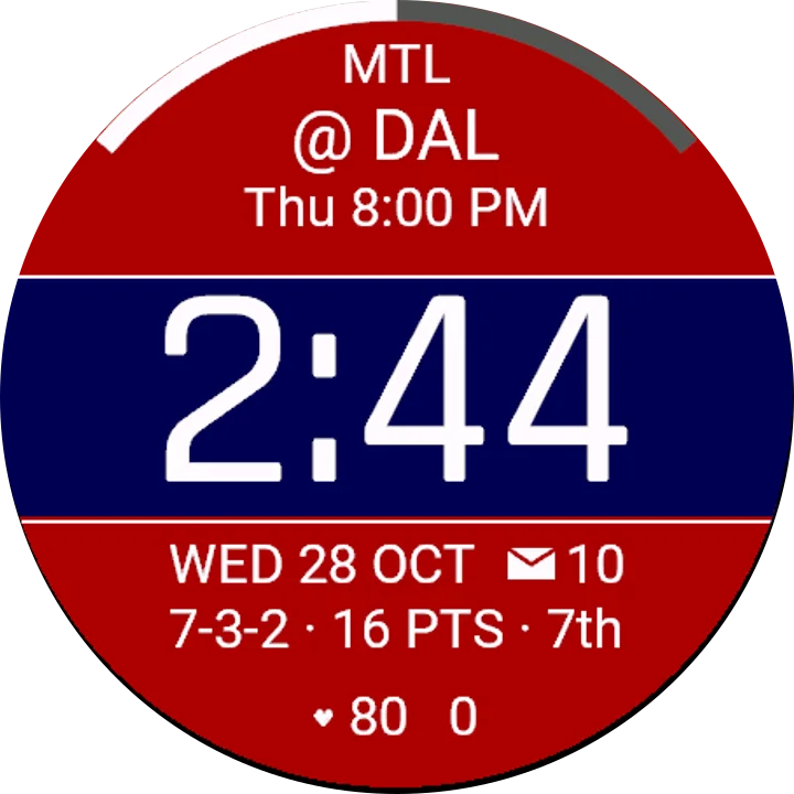 Hockey Team Tracker, Garmin